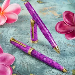 Levenger Levenger Pens|True Writers*True Writer Classic Bright Plumeria Pen