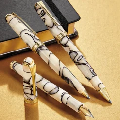 Levenger Levenger Pens|True Writers*True Writer Classic Carrara Fountain Pen