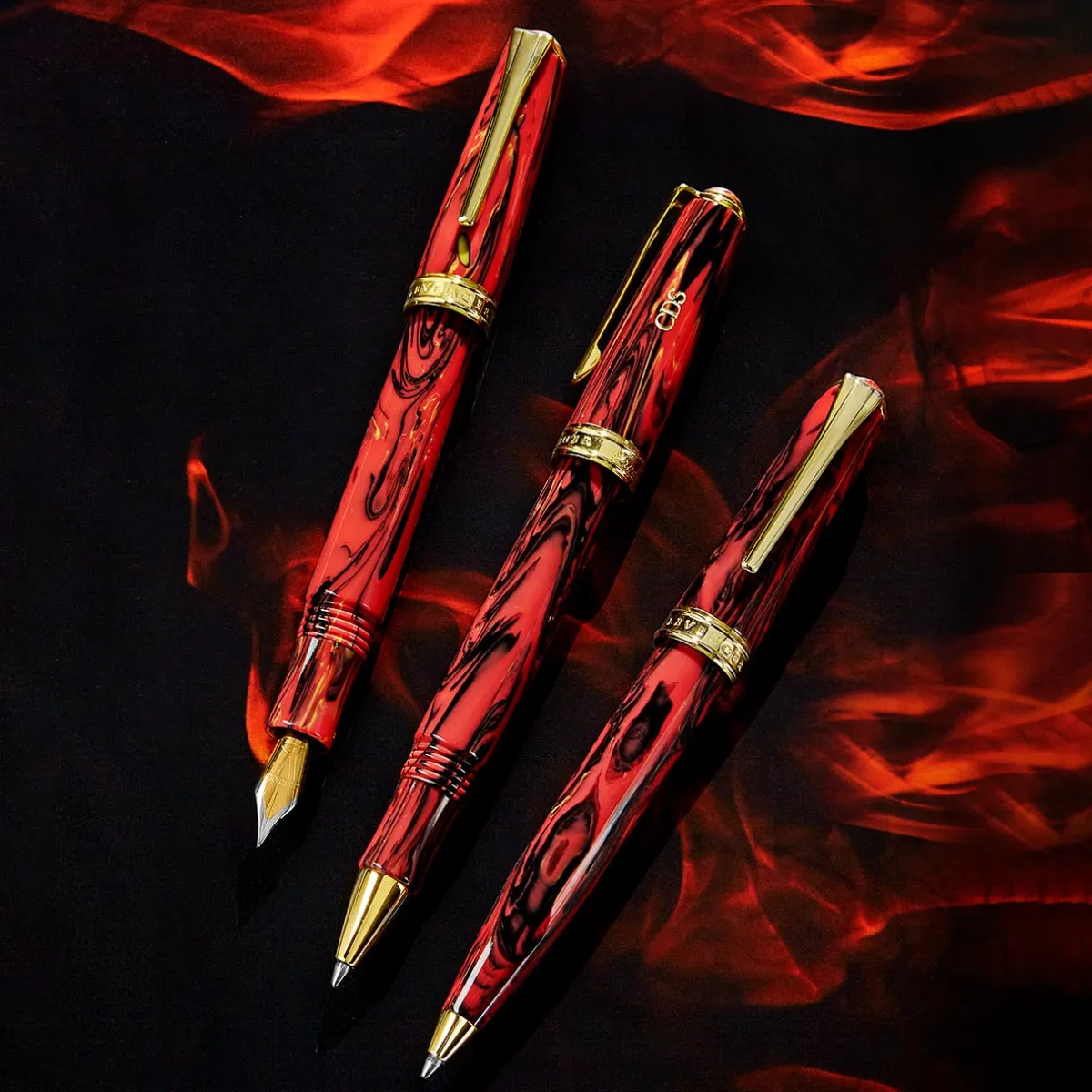 Levenger Levenger Pens|True Writers*True Writer Classic Elements Fire Fountain Pen