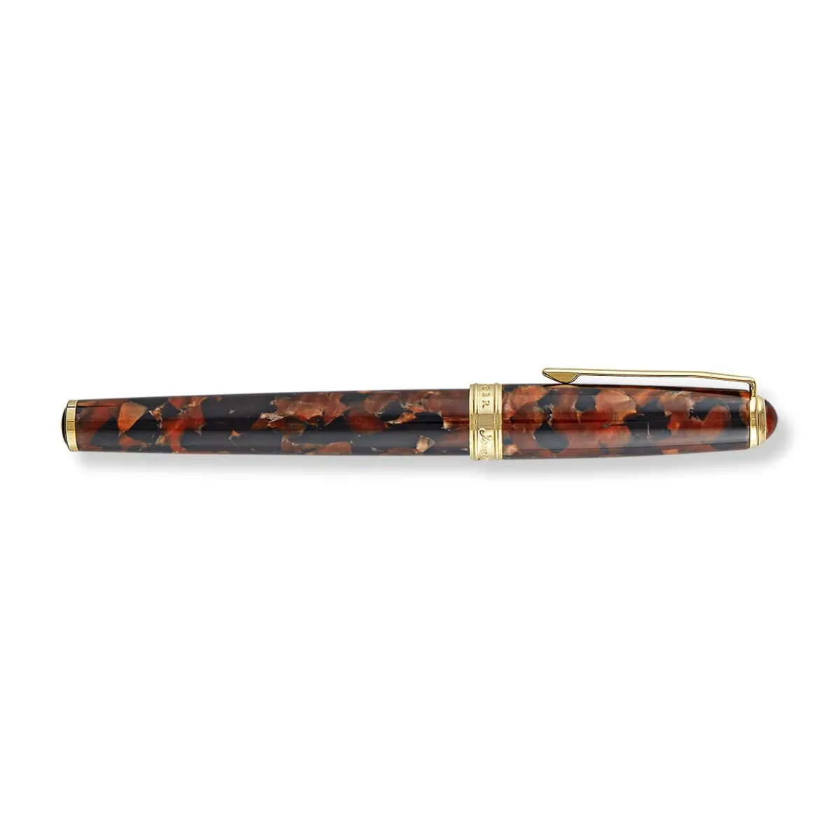Levenger Levenger Pens|True Writers*True Writer Classic Golden Dark Tortoise Pen