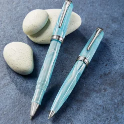 Levenger Levenger Pens|True Writers*True Writer Classic Larimar Blue Pen
