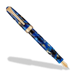 Levenger Levenger Pens|True Writers*True Writer Classic Sapphire Mosaic Fountain Pen