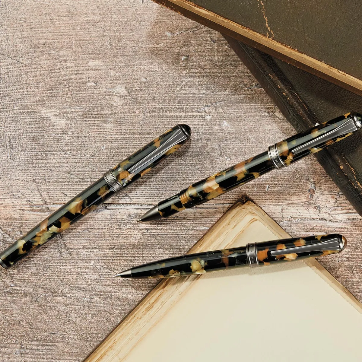 Levenger Levenger Pens|True Writers*True Writer Classic Smoky Tortoise Pen