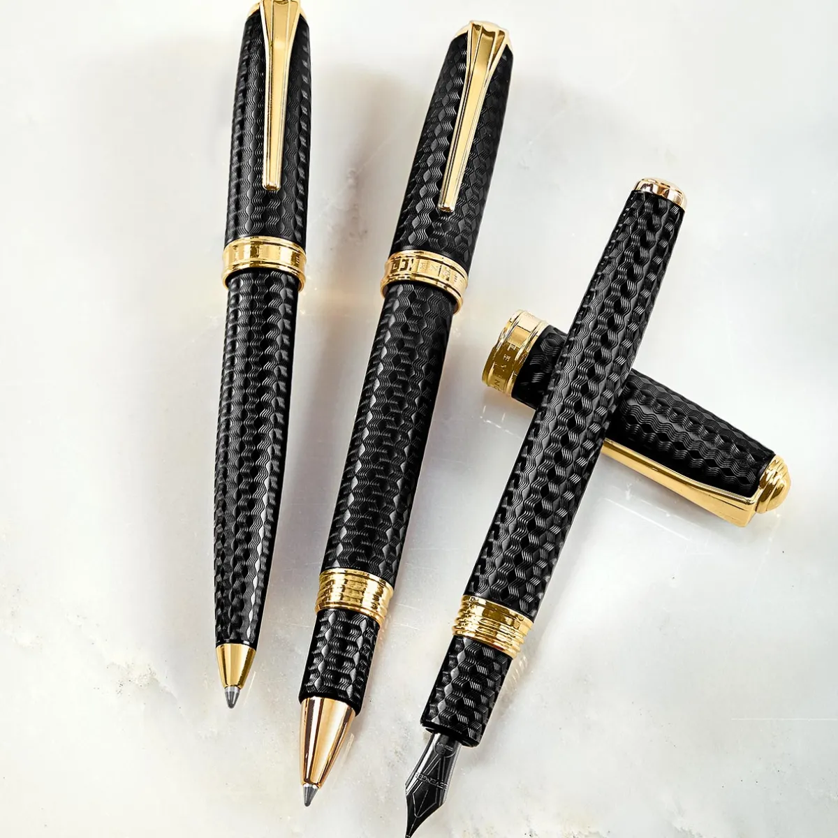Levenger Levenger Pens|True Writers*True Writer Create Herringbone Fountain Pen