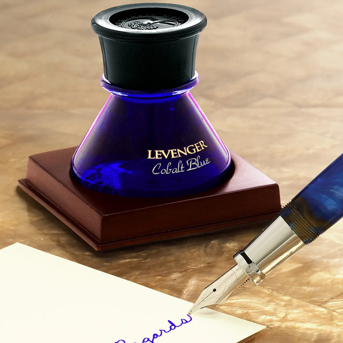 Levenger Levenger Pens|True Writers*True Writer Sea Glass Fountain Pen Kit