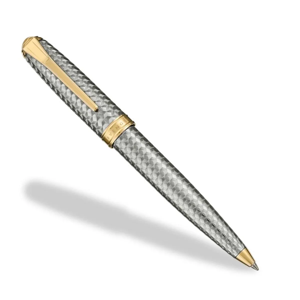 Levenger Levenger Pens|True Writers*True Writer Two-Tone Herringbone Anniversary Pen