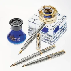 Levenger Levenger Pens|True Writers*True Writer Two-Tone Herringbone Anniversary Pen