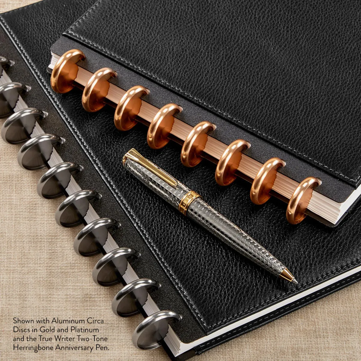 Levenger Levenger Pens|True Writers*True Writer Two-Tone Herringbone Anniversary Pen