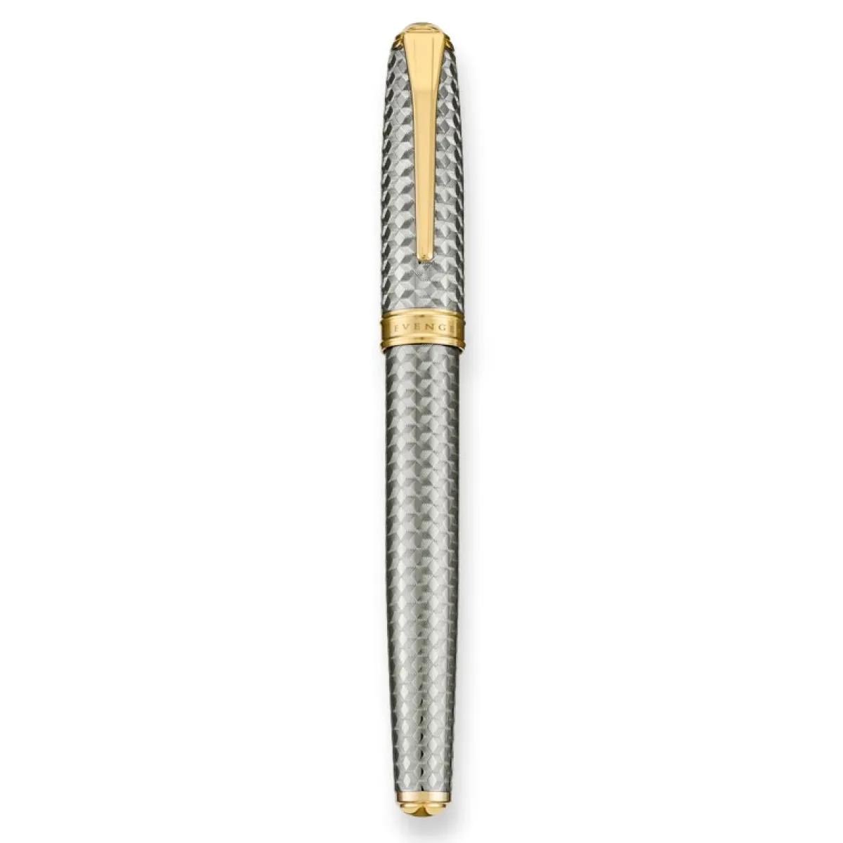 Levenger Levenger Pens|True Writers*True Writer Two-Tone Herringbone Anniversary Fountain Pen