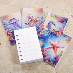 Levenger Premium Index Cards*Under the Sea 3 x 5 To-Do Cards (set of 100)