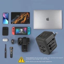 Levenger Travel Bags & Accessories*Universal Traveler Adapter with USB C