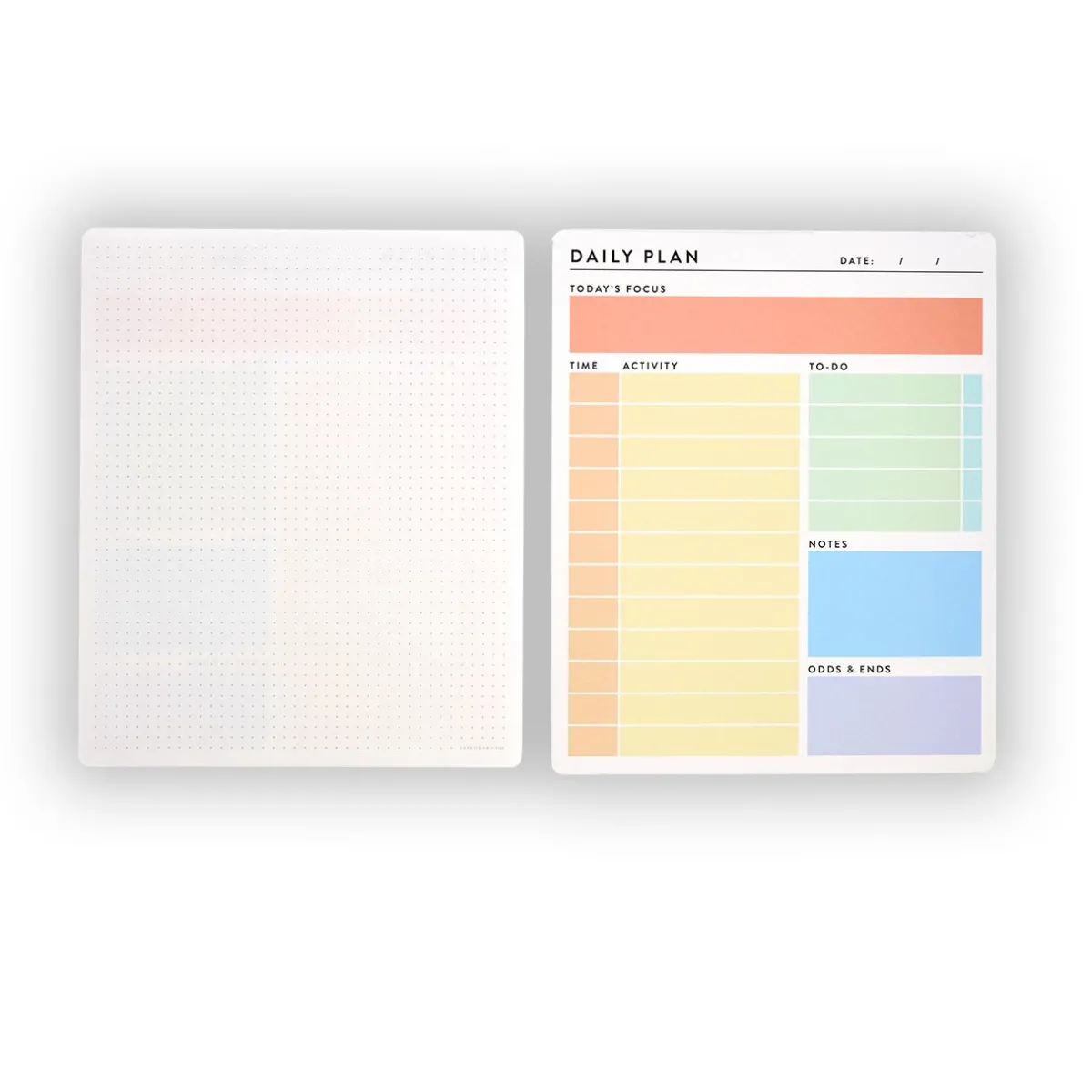 Levenger Freeleaf & Notepads|Desk Pad & Card Planners*Vibrant Daily Desk Pad (100 sheets)
