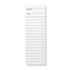 Levenger Bookmarks*Vintage Library Bookmark Cards (set of 50)