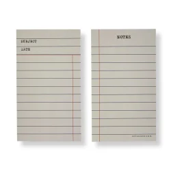 Levenger Premium Index Cards*Vintage Library Wallet Cards (set of 50)
