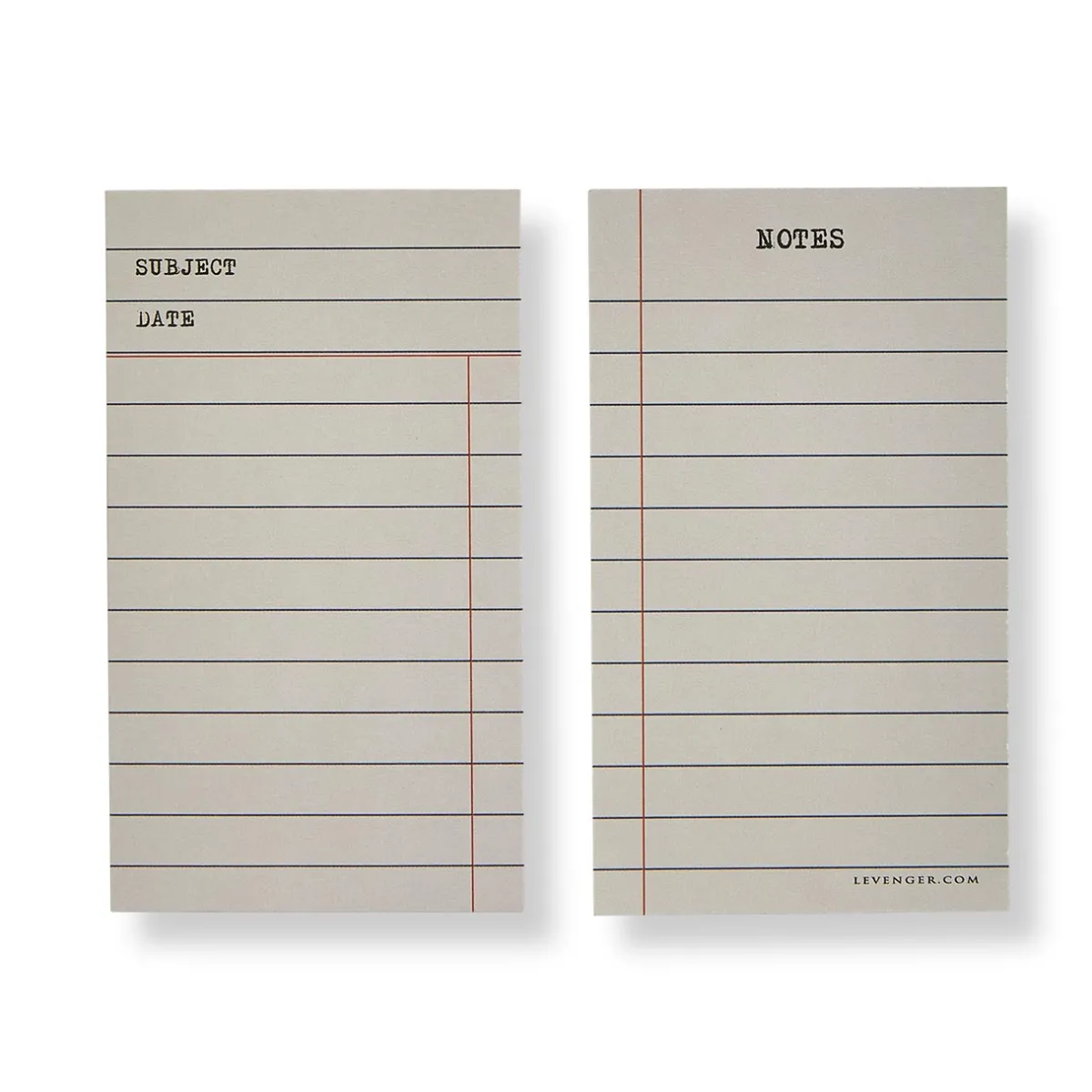 Levenger Premium Index Cards*Vintage Library Wallet Cards (set of 50)