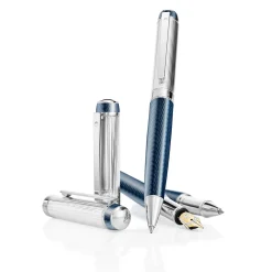 Levenger Fountain Pens|+ 27 More*Waldmann Blue Grandeur 18 CT Gold Nib Fountain Pen
