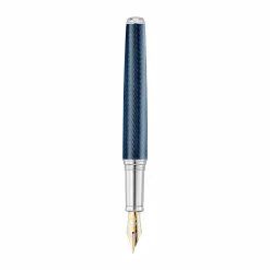 Levenger Fountain Pens|+ 27 More*Waldmann Blue Grandeur 18 CT Gold Nib Fountain Pen