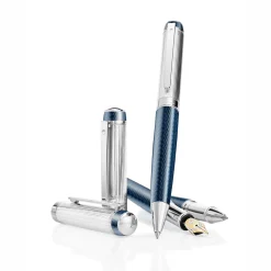 Levenger Ballpoint Pens|Rollerball Pens*Waldmann Blue Grandeur Pen