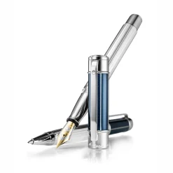 Levenger Fountain Pens*Waldmann Commander 23 18CT Gold Nib Fountain Pen