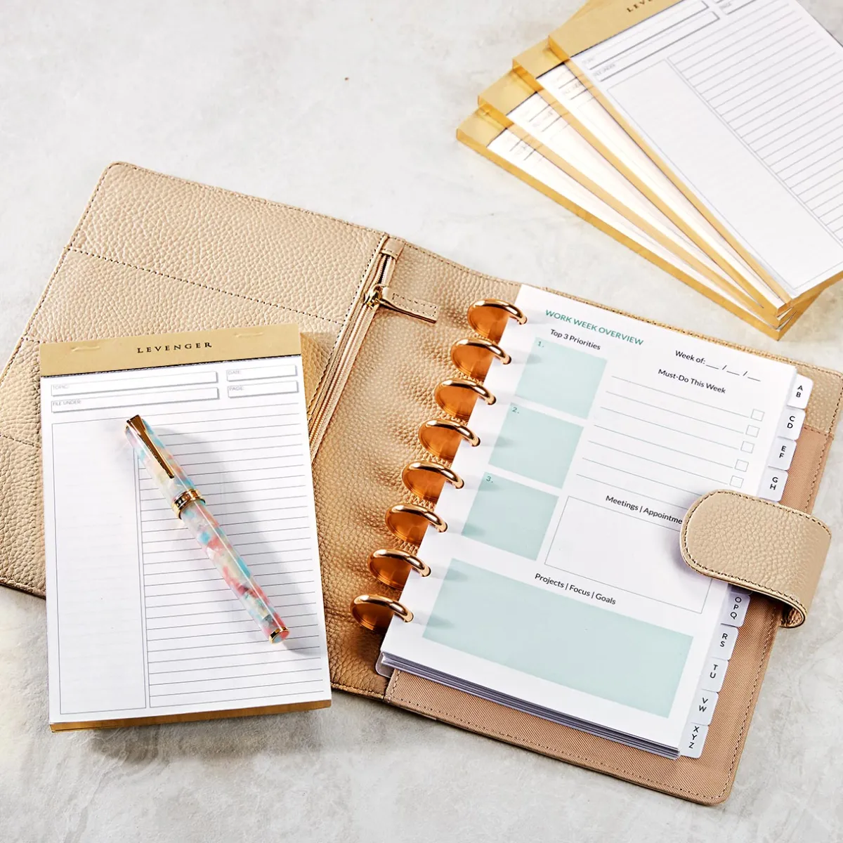 Levenger Junior Notebooks|Padfolios*Watercolor Softolio Bundle