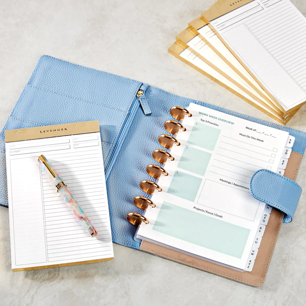 Levenger Junior Notebooks|Padfolios*Watercolor Softolio Bundle
