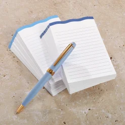 Levenger Premium Index Cards*Waves Ruled 3 x 5 Cards (set of 100)