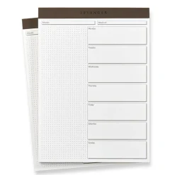 Levenger Freeleaf & Notepads|Planners & Agendas*Weekly Scheduler Freeleaf Pad (Set of 2)