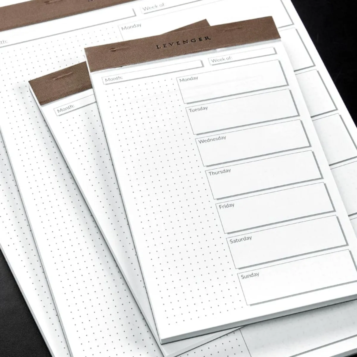 Levenger Freeleaf & Notepads|Planners & Agendas*Weekly Scheduler Freeleaf Pad (Set of 2)