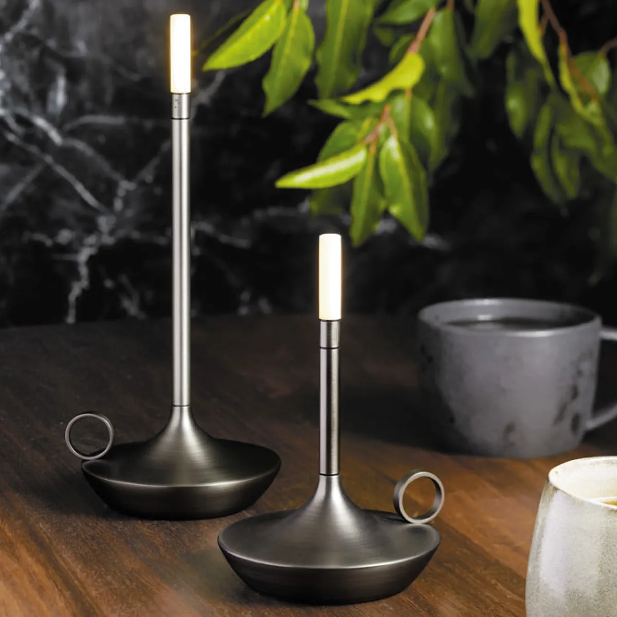 Levenger Lamps & Lighting|Lighting*Wick and Wick S LED Candle Light Bundle