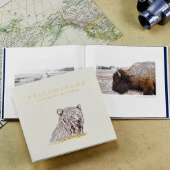 Levenger Books*Yellowstone: A Land of Wild and Wonder Leather Bound Edition